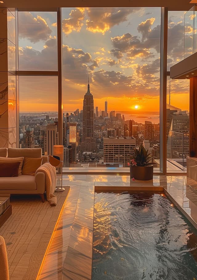 Palm Jumeirah aerial view